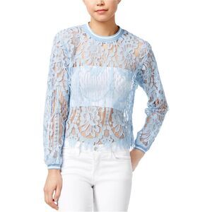 Fair Child Womens Bishop-Sleeve Knit Blouse, NWT